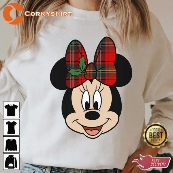 Disney Minnie Mouse Christmas Bow Minnie Costume Sweatshirt