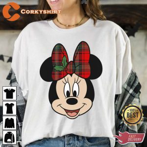 Disney Minnie Mouse Christmas Bow Minnie Costume Sweatshirt