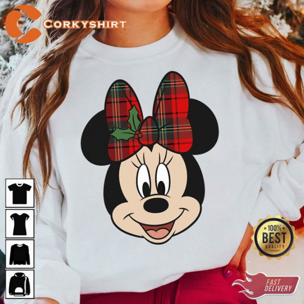 Disney Minnie Mouse Christmas Bow Minnie Costume Sweatshirt