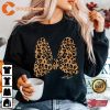 Disney Minnie Mouse Leopard Print Bow Disneyland Costume Sweatshirt
