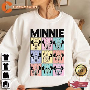 Disney Minnie Mouse Pastel Boxes Mickey And Friends Costume Sweatshirt