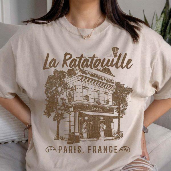 Disney Pixar Ratatouille Paris France Vintage Inspired T-Shirt