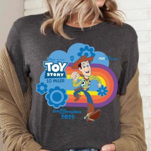 Disney Pixar Toy Story 10-miler Woody Rundisney Cartoon T-Shirt