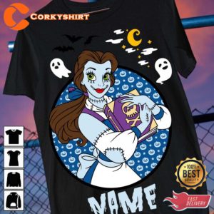 Disney Spooky Belle Princess Halloween 2023 Celebrate Outfit T-Shirt
