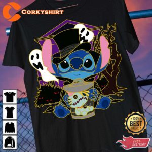 Disney Spooky Stitch Halloween 2023 Celebrate Outfit T-Shirt