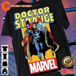 Doctor Strange Marvel DC Universe Funko Fan Art Parody Street Wear T-Shirt