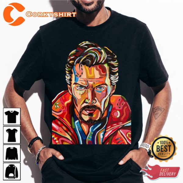 Dr Strange Artwork Marvel Studio Av3ngers Fans Movie Unisex T-Shirt