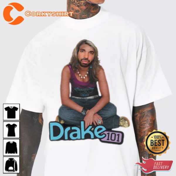 Drake 101 Meme Drakey Funny Parody T-shirt