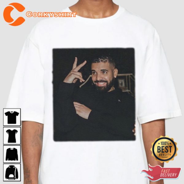 Drake Heart Shape Thank Me Later Album Cover Art Fanwear T-shirt