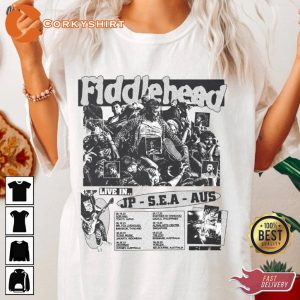 Fiddlehead Band Tour Live In Music Concert Fan T-shirt