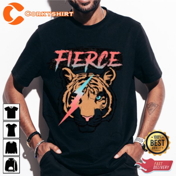 Fierce Tiger Get Wild Unisex T-Shirt