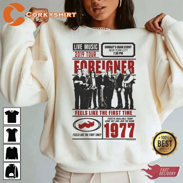 Foreigner The Histroric Farewell Tour 2023 Sweatshirt