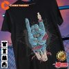 Frankenstein Hand Rock Sign Halloween 2023 Celebrate Outfit T-Shirt