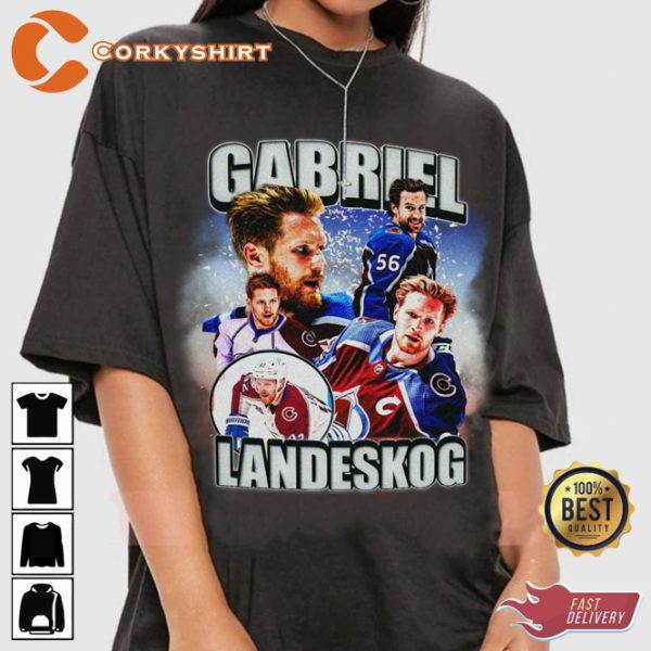 Gabriel Landeskog Leader Colorado Avalanche Hockey Sportwear T-Shirt