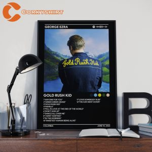 George Ezra Gold Rush Kid Album Cover Wall Art Concert Poster