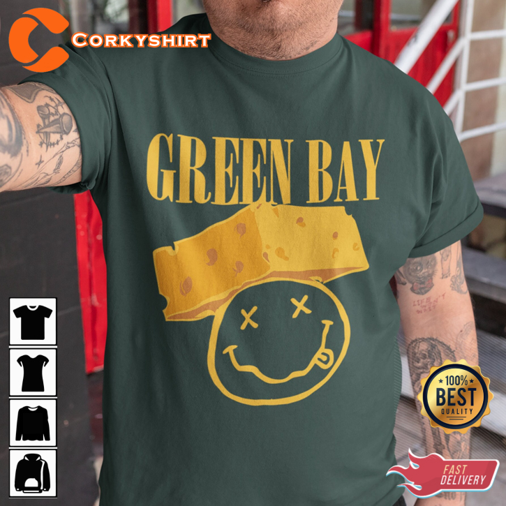 Green Bay Packers Women's Green V-Neck Shirt with Gold Ribbing – Green Bay  Stuff