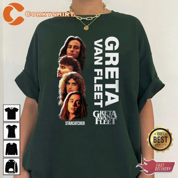 Greta Van Fleet Modern Rock Vibes Age of Machine T-Shirt