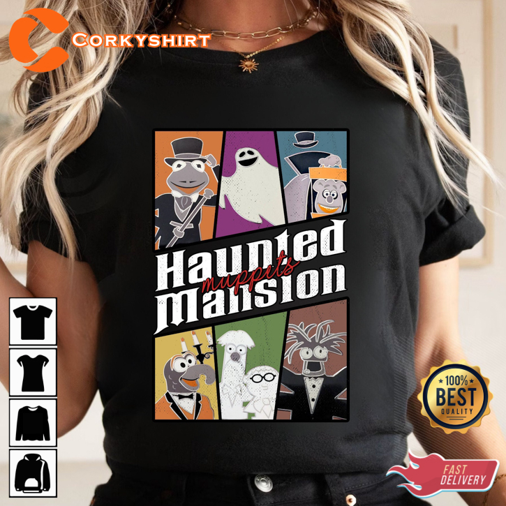 Haunted Mansion Vintage The Muppets Characters Halloween Horror Costume T-Shirt