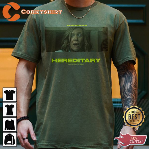 Hereditary Movie Evils Run In A Family Horror T-shirt