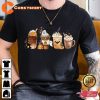 Horror Fall Coffee Pumpkin Spice Latte Iced Autumn Halloween Unisex Shirt