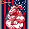Houston Texans Football Team Mascot US Flag Fan Best Banner