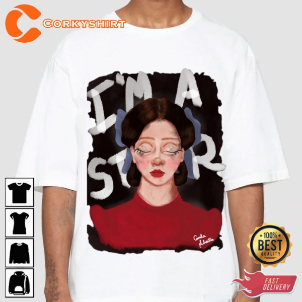 Im A Star Mia Goth Pearl Movie Holiday Celebrate Halloween Outfit Unisex T-shirt