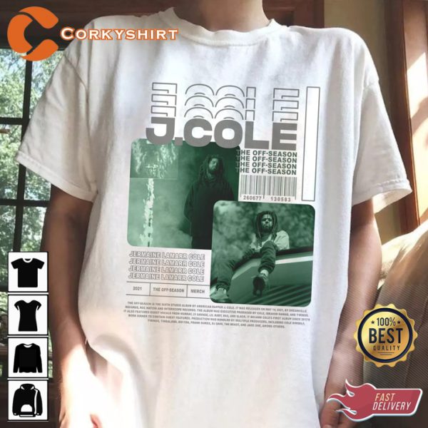 J Cole The Off Season Forest Hills Drive Hip Hop Rap T-Shirt