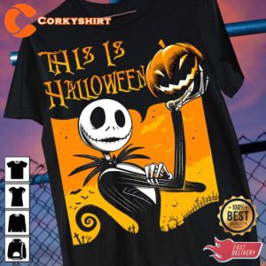 Jack Skellington This Is Halloween 2023 Celebrate Outfit T-Shirt