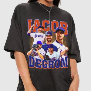 Jacob Degrom deGrominator Texas Rangers Baseball T-Shirt
