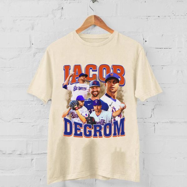 Jacob Degrom deGrominator Texas Rangers Baseball T-Shirt