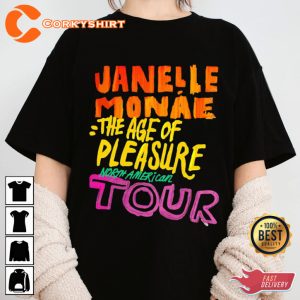 Janelle Monae The Age of Pleasure Tour 2023 T-shirt