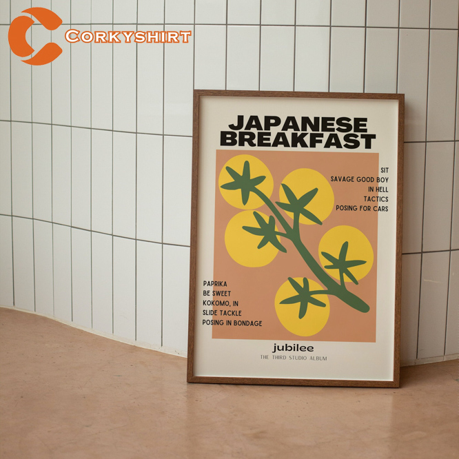 Japanese Breakfast Jubilee Tour Concert Music Trendy Poster