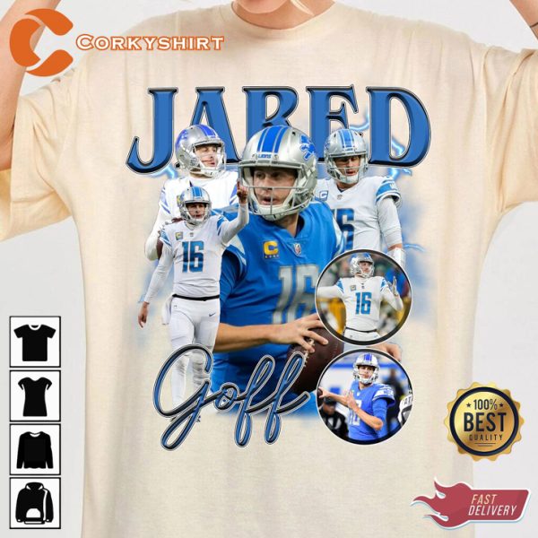 Jared Goff Passing Ace Detroit Lions NFL Sweatshirt