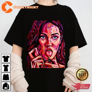 Jennifers Body Devouring Hearts Horror Comedy Holiday Celebrate Halloween Outfit Unisex T-shirt