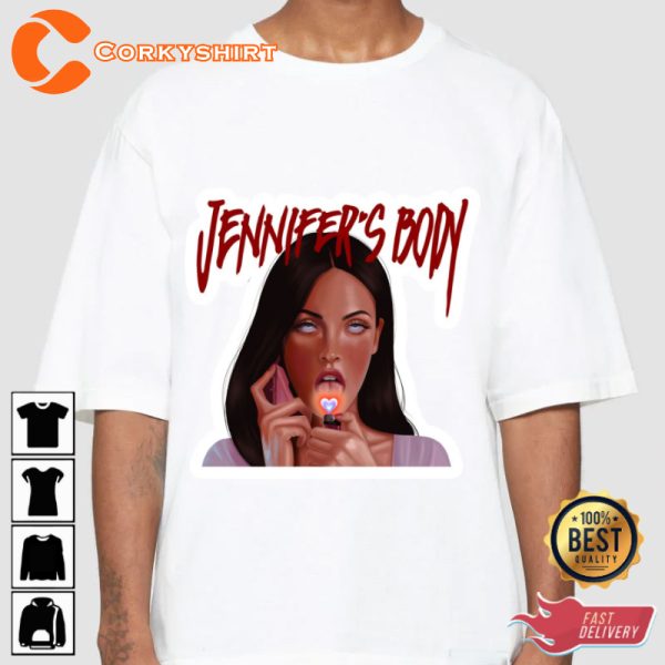 Jennifers Body Hell Is A Teenage Girl Horror Holiday Celebrate Halloween Outfit Unisex T-Shirt