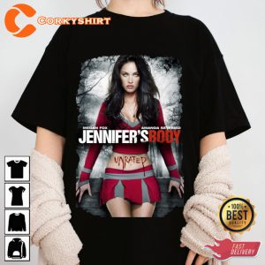 Jennifers Body Movie Poster Horror Comedy Holiday Celebrate Halloween Outfit Unisex T-Shirt