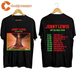 Jenny Lewis Tour 2023 Joyall Ball Concert T-shirt