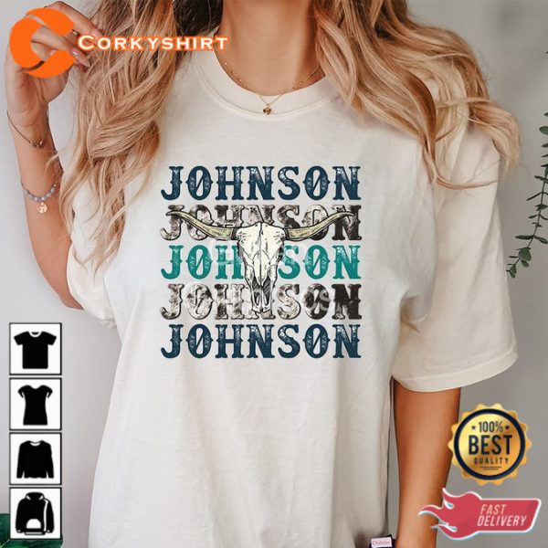 Johnson Graphic DTF Printed Tour T-shirt