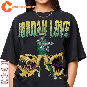 Jordan Love Green Bay Packers American Football Sportwear T-Shirt