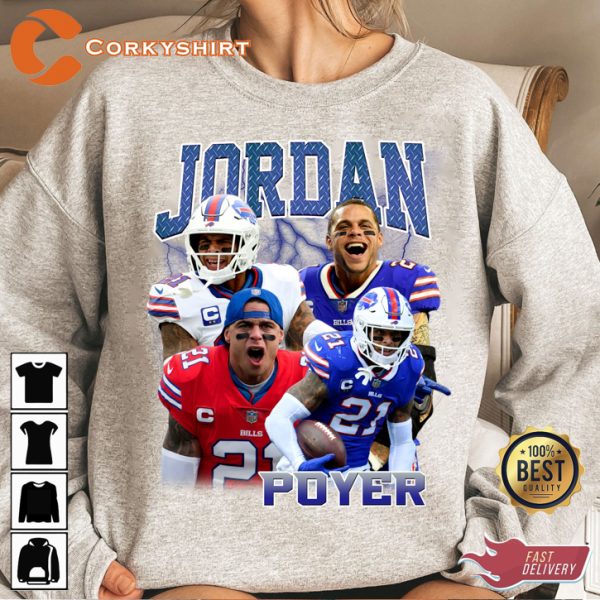 Jordan Poyer Ball Hawk Buffalo Bills NFL Fanwear Unisex T-Shirt