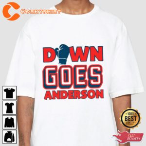 Jose Ramirez Down Goes Anderson Baseball Sportwear T-shirt