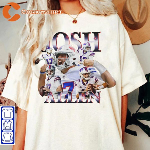 Josh Allen Arm Cannon Buffalo Bills Football Sportwear T-Shirt