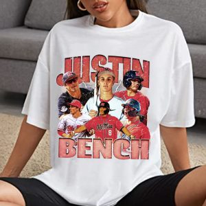 Justin Bench Power MLB Utility Player Sportwear T-Shirt