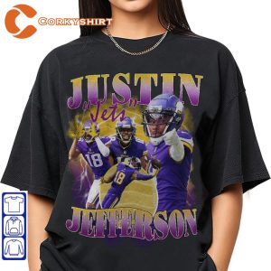 Justin Jefferson Juggernaut Minnesota Vikings Football T-Shirt