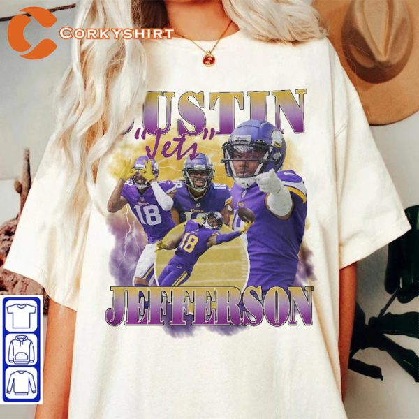 Justin Jefferson Juggernaut Minnesota Vikings Football T-Shirt