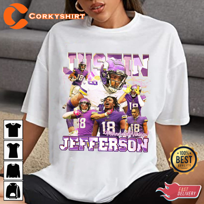 Justin Jefferson Juggernaut Minnesota Vikings Football Sportwear T-Shirt
