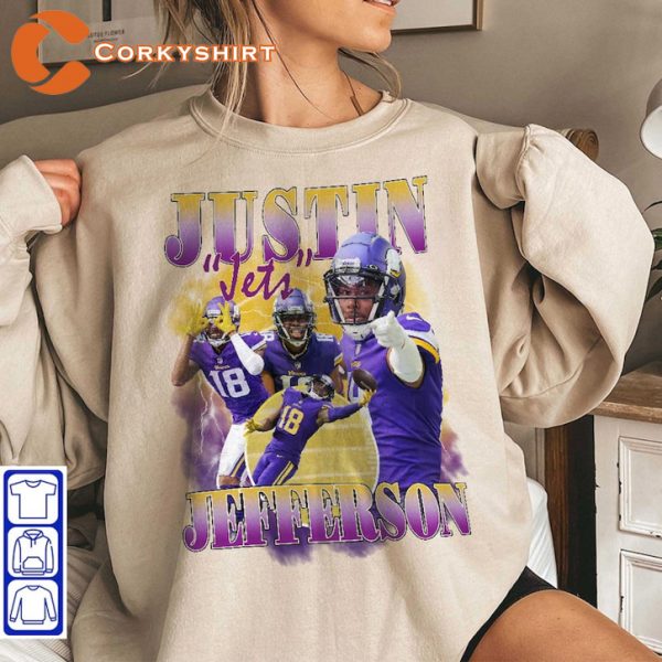 Justin Jefferson Juggernaut Minnesota Vikings Football T-Shirt