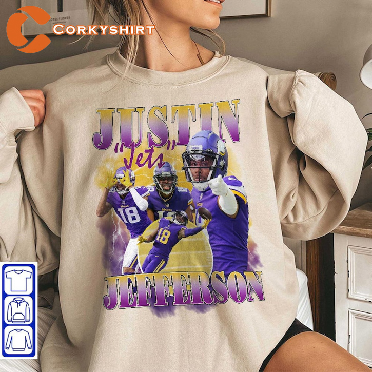 Justin Jefferson Juggernaut Minnesota Vikings Football Sportwear T-Shirt