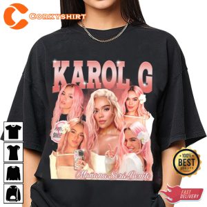 Karol G Manana Sera Bonito Album La Bichota Reggaeton Star Ahora Me Llama Music T-Shirt