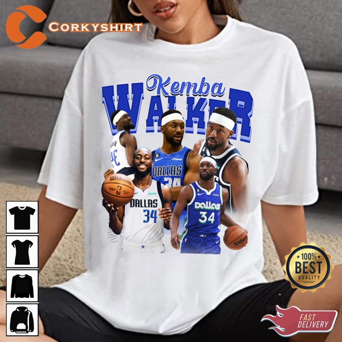 Kemba Walker Crossover New York Knicks Basketball Sportwear T-Shirt